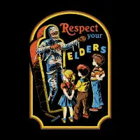 Respect Your Elders (Black Variant) - design