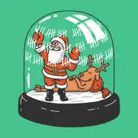 Santa in the Ball - design