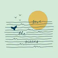 Save the Oceans - design