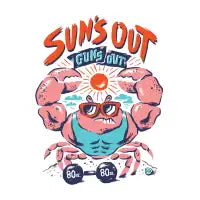 Sun's Out Guns Out T-Shirt - design