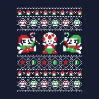 Super Christmas Bros - design