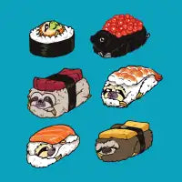 Sushi Sloths - design