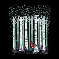 The Birches (Black Variant) - design