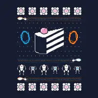 The Christmas Cake Is A Lie - design