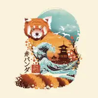 Ukiyo e Red Panda - design