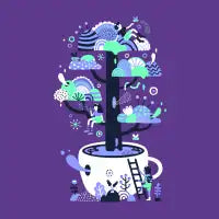 Up a tree cup - design
