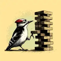 Woodpecker's Jenga - design