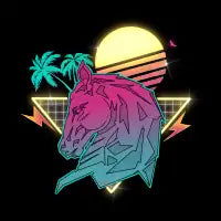 Neon Horse - design