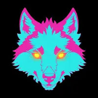 Retro Wolf - design