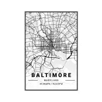 Baltimore Light City Map - design