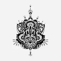 Mandala Hand - design