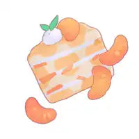 Mikan Cake - design