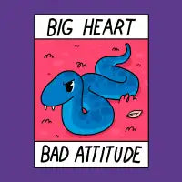 Big Heart/Bad Attitude - design