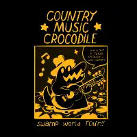 COUNTRY MUSIC CROCODILE T-Shirt - design