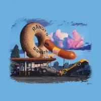 Happy Accident (Light Blue) T-Shirt - design