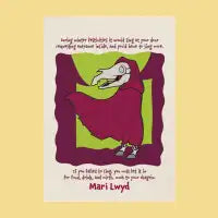 Mari Lwyd Card - design