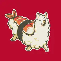 Alpaca Sushi Niguiri I - design