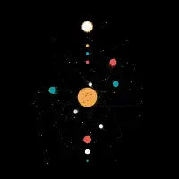 Atom Universe Minimalist by Tobe Fonseca - design