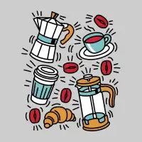 Coffee Haring - design
