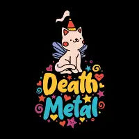 Death Metal Cat - design