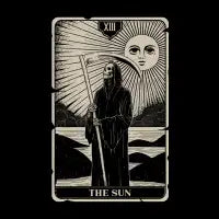 Death Sun Tarot Card by Tobe Fonseca - design