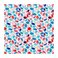 Flower Petals Colorful Pattern - design
