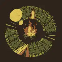 Forest Vibes Camping Circle by Tobe Fonseca - design