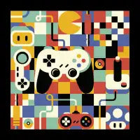 Gamer Art Vintage Design by Tobe Fonseca - design