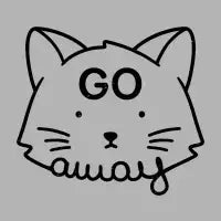 Go Away - Black - design
