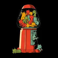 Gumball Colorful Cats by Tobe Fonseca - design