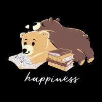 Happiness Brown Bear T-Shirt - design