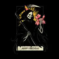Happy Birthday Death Balloon by Tobe Fonseca - design