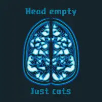 Head Empty Just Cats - design