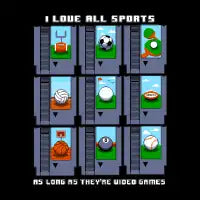 I Love All Sports - design