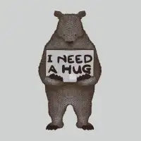 I Need a Hug - design
