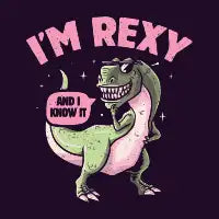 I'm Sexy And I Know It T Rex Dinosaur by Tobe Fonseca - design
