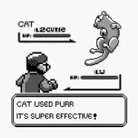 It's Super Effective Cat - design