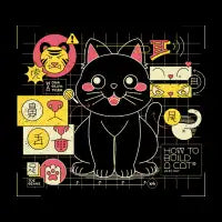 Japanese Cat Graph - design