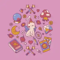 Kawaii Fairycat by Tobe Fonseca T-Shirt - design