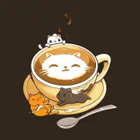 Latte Cat - design