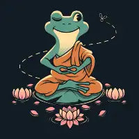 Meditation Frog - design