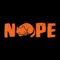 Nope Sleepy Cat - design