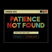 Patience Not Found by Tobe Fonseca - design