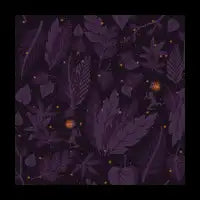 Pattern Dark Forest Kid Fireflies by Tobe Fonseca - design