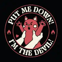 Put Me Down! I'm The Devil Cat by Tobe Fonseca - design