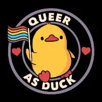 Queer as Duck Pride by Tobe Fonseca - design
