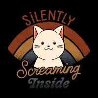 Silently Screaming Cat - design