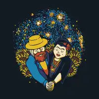 Sunflower Lovers Frida and Van Gogh by Tobe Fonseca - design