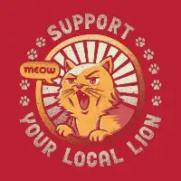 Support Your Local Lion - design