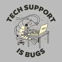 Tech Support Is Bugs by Tobe Fonseca - design